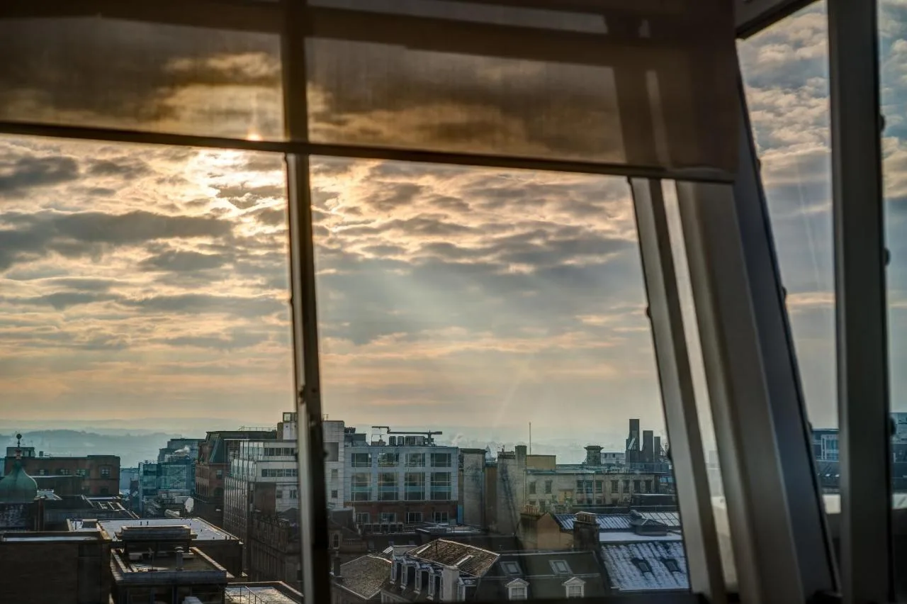 Skyline at sunset
